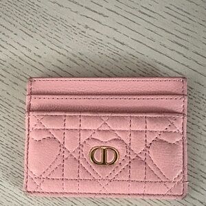 Dior Caro Pink Card Holder